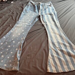 Shyanne Star and Stripe Flare Jeans